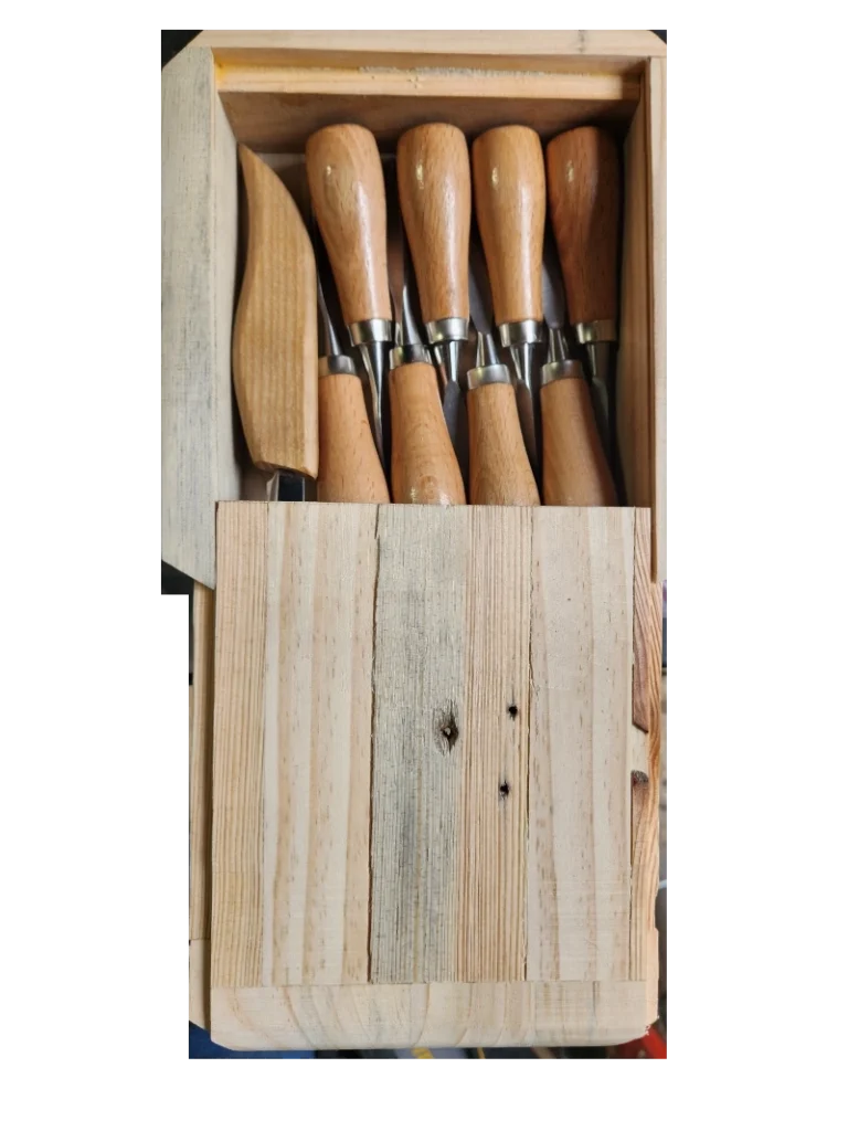 custom wooden chisel box
