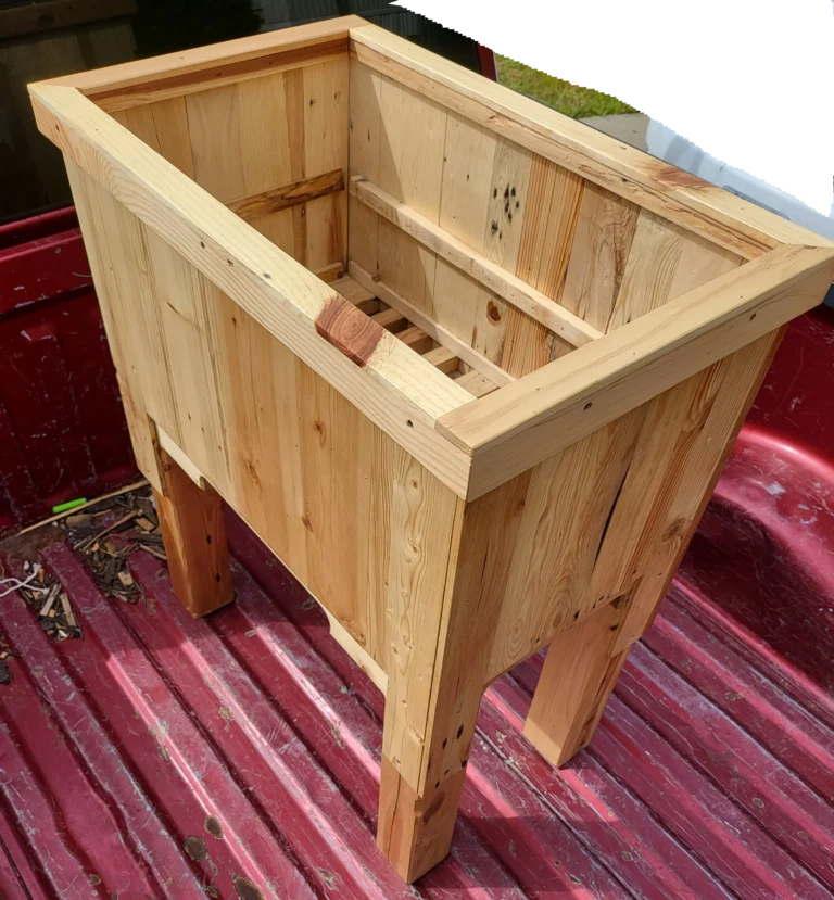 wooden planter box