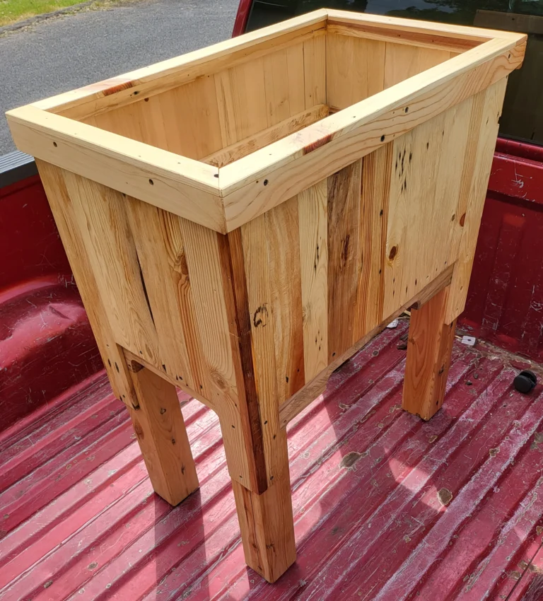 wooden planter box