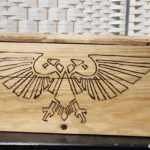 Warhammer 40k Aquila burned into side of box